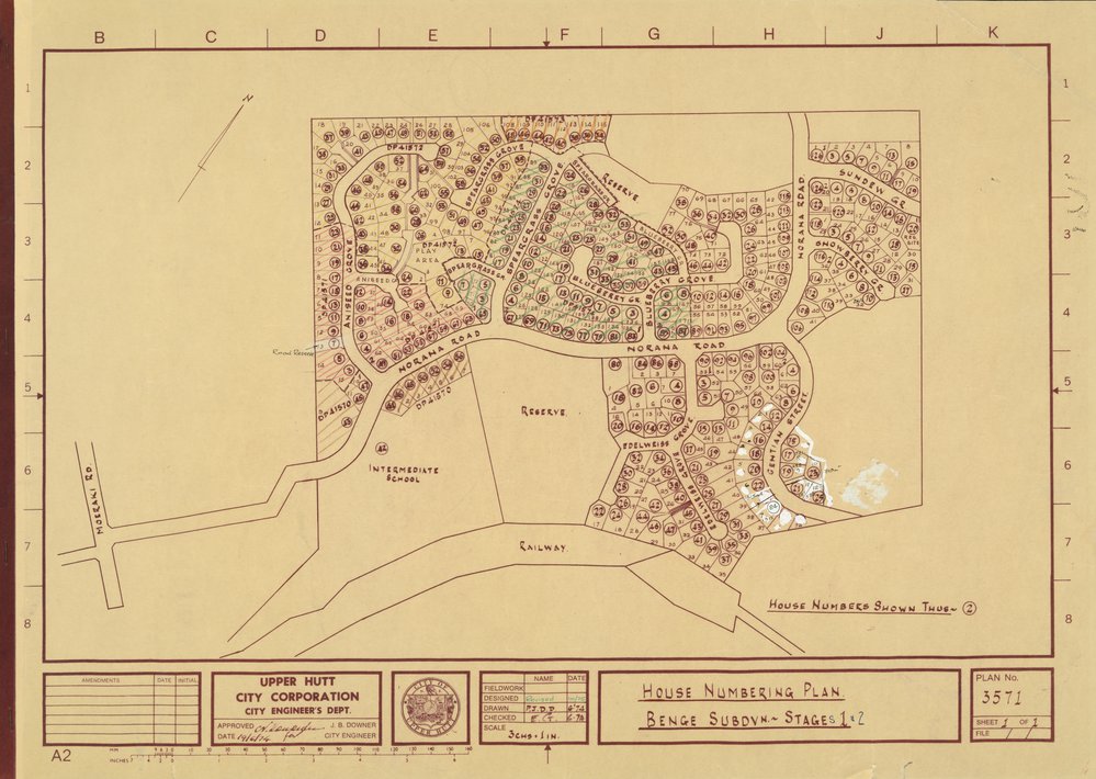Timberlea housing development plan, 1975