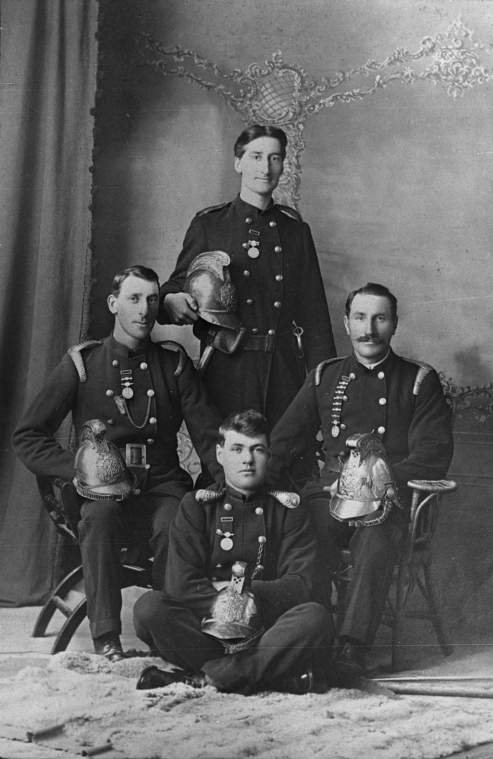 Feilding Fire Brigade officers 1914 