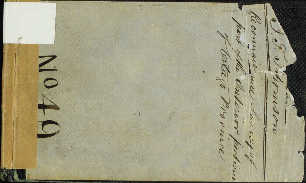 J T Thomson, survey field book [no 49]