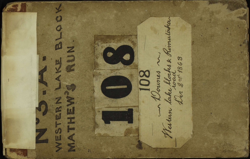 Downes, survey field book [no 108]