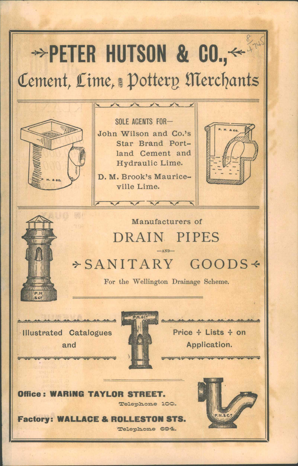 Stone's Wellington, Hawke's Bay and Taranaki Directory, 1895-6