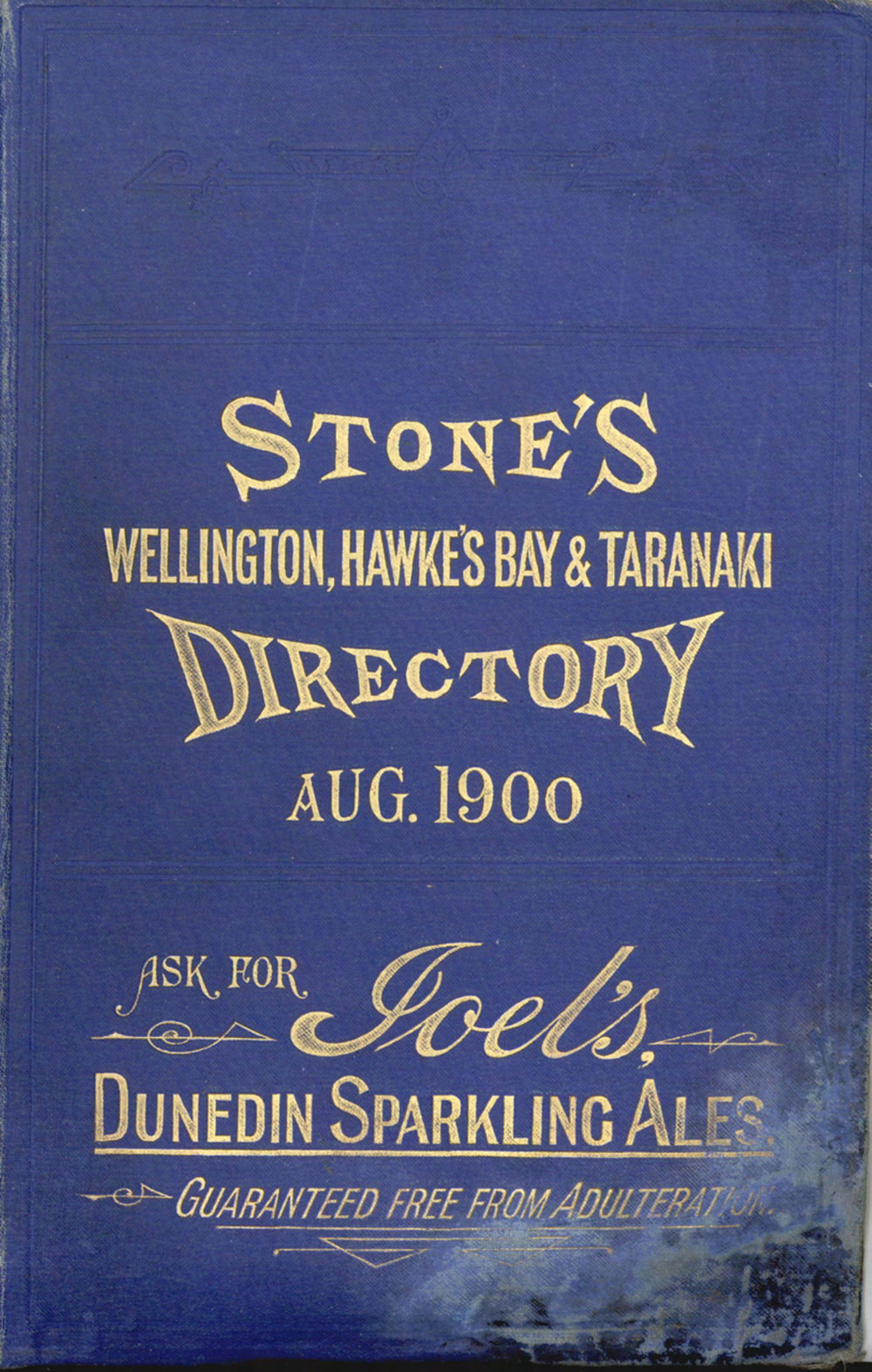 Stone's Wellington, Hawke's Bay and Taranaki Directory, 1900