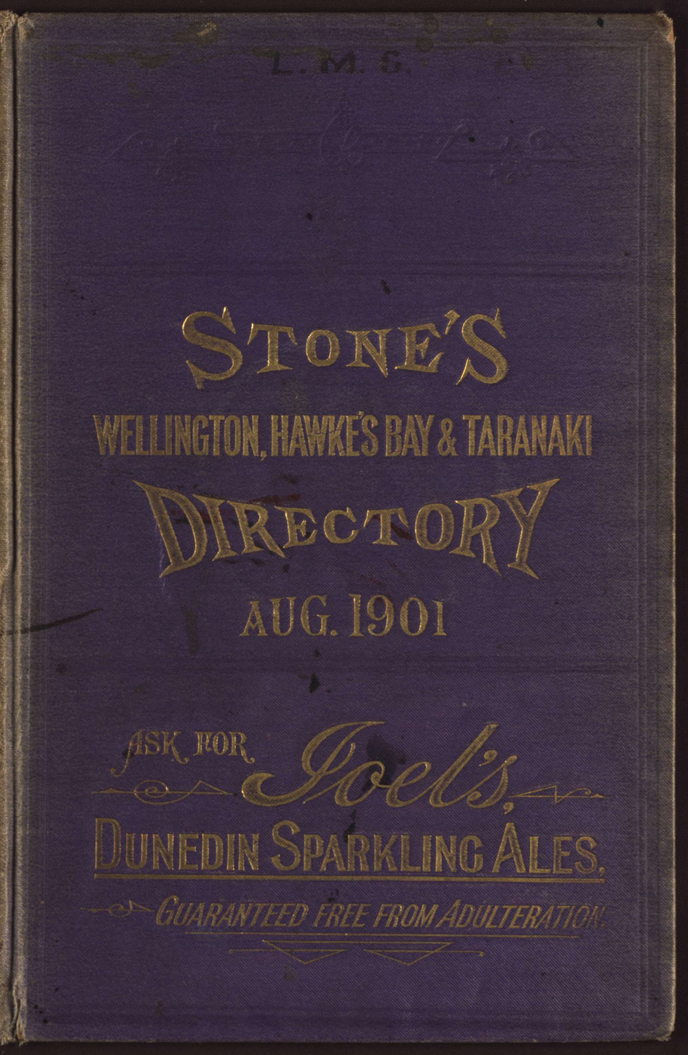 Stone's Wellington, Hawke's Bay and Taranaki Directory, 1901