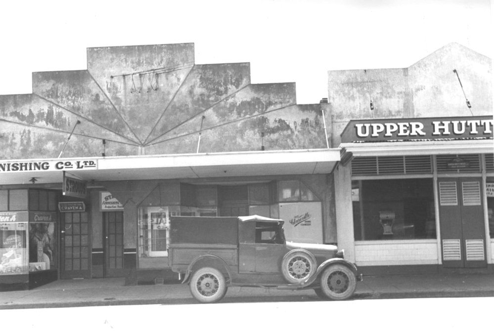 Main St, Upper Hutt, Jan. 1948; north side 09, Stroud-Clareville-UH Meat