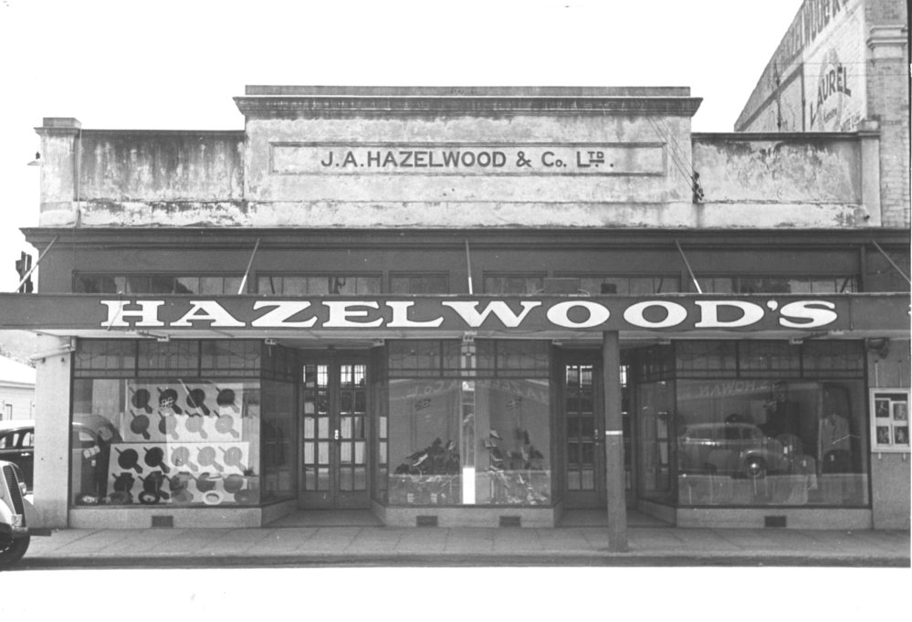 Main St, Upper Hutt, Jan. 1948; north side 16, Hazelwoods west end