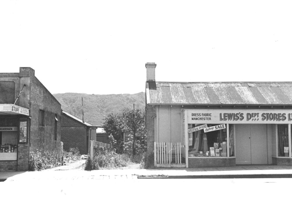 Main St, Upper Hutt, Jan. 1948; north side 20, Smith-Lewis