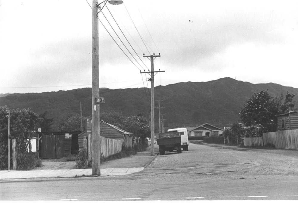 Main St, Upper Hutt, Jan. 1948; north side 26, Silbery-Logan Street