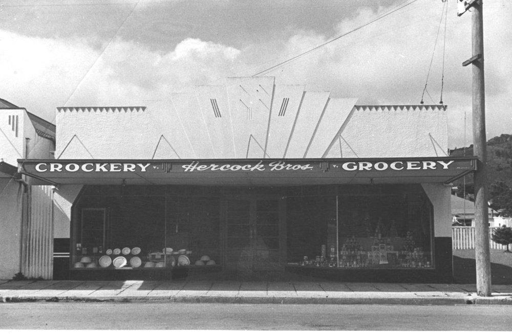 Main St, Upper Hutt, Jan. 1948; south side 25; Alexander-Hercock
