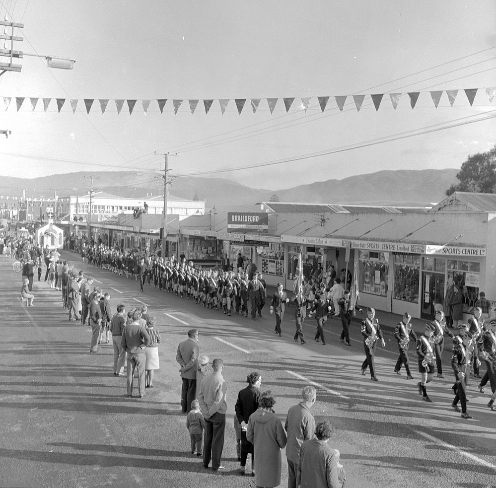 City Status procession; band and Boys' Brigade 