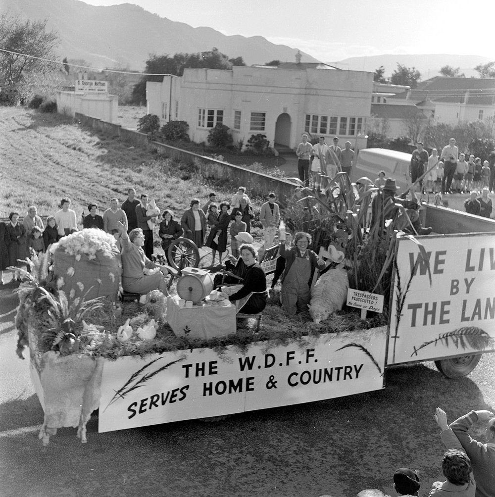 City Status procession; WDFF float
