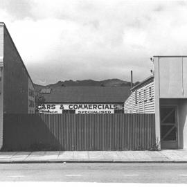 Main St, Upper Hutt, Jan. 1948; south side 19, District Nurse-Kiwi Butchery