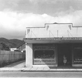 Main St, Upper Hutt, Jan. 1948; south side 24, Record Hall-Alexander's