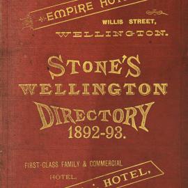 Stone's Wellington Directory, 1892-3