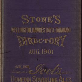 Stone's Wellington, Hawke's Bay and Taranaki Directory, 1901