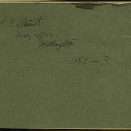 J T Stewart, survey field book [no 81]