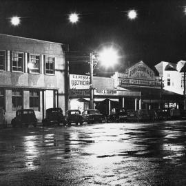 Kimbolton Road, street lights for coronation celebrations 1953