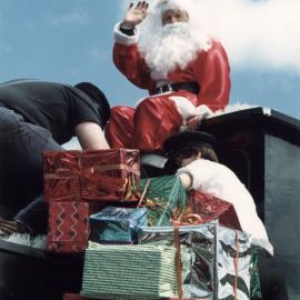 Christmas parade 1993; Santa