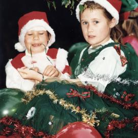Christmas parade, Stokes Valley, 1994; Santa's helpers