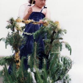 Christmas parade 1999; Christmas-tree fairy?