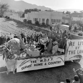City Status procession; WDFF float