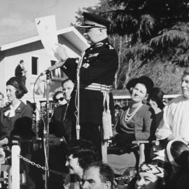 City status proclamation, Maidstone Park; Sir Bernard Fergusson