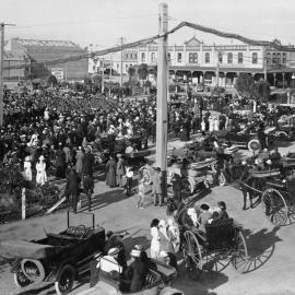 First ANZAC day service - 1916