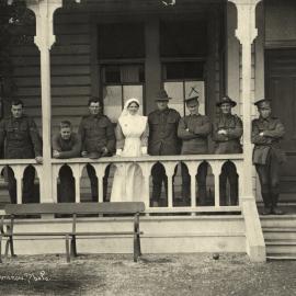 First World War patients at Dr Izard's country home