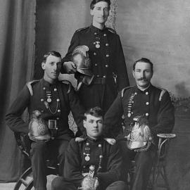 Feilding Fire Brigade officers 1914 
