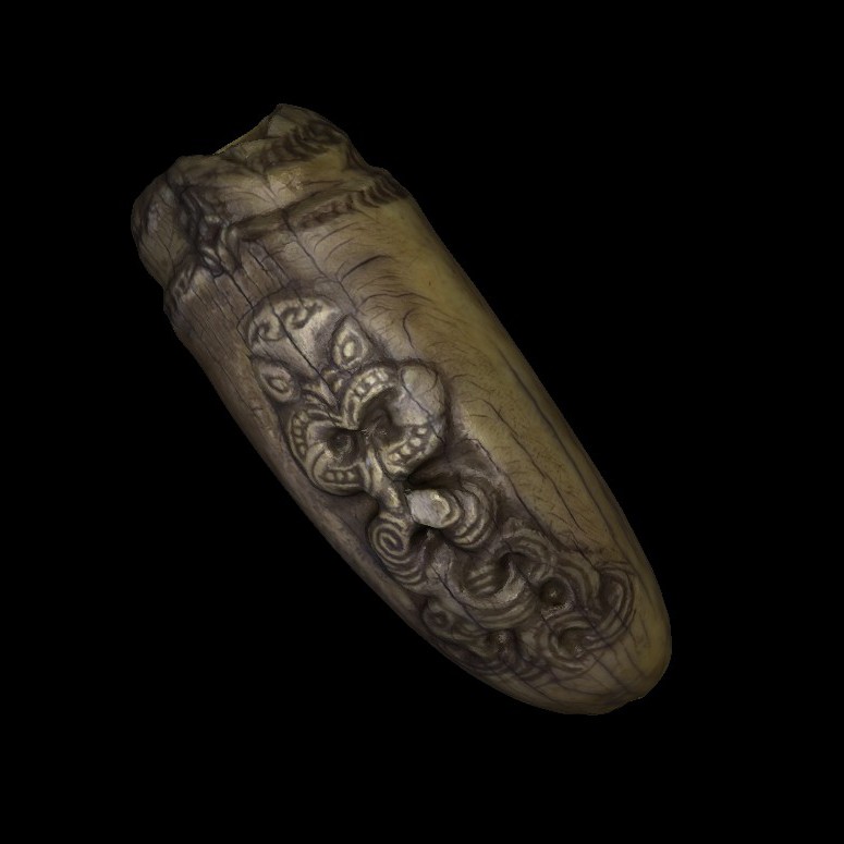 Maori Nose Flute (3D Object)
