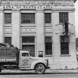 Main St, Upper Hutt, Jan. 1948; south side 12, Bank of Australasia-Station Street