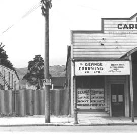 Main St, Upper Hutt, Jan. 1948; south side 17, Mayfair-Geange
